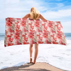 Handduk 150x75 cm - Pelargon