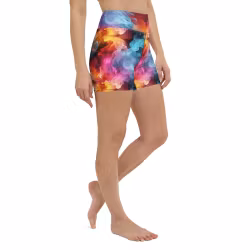 Bikini/Yoga Shorts - Smokey Hot
