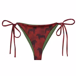 Trekantsbikini underdel - Dalahästar - Lingon