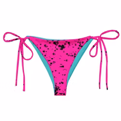 Trekantsbikini underdel - Cerise splatter