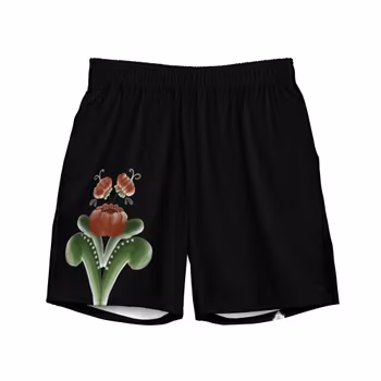Badshorts Kurbits Svart