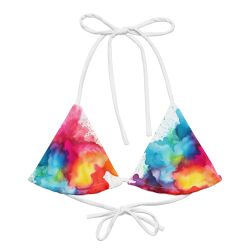 Trekantsbikini överdel - Regnbåge - Splash