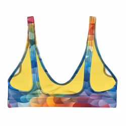 Bikini Top - Regnbåge - Flakes
