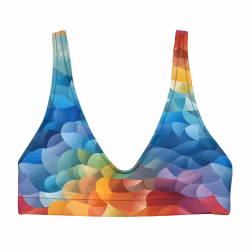 Bikini Top - Regnbåge - Flakes