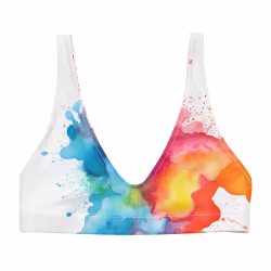 Bikini Top - Regnbåge - Splash