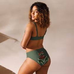 Bikini High Waist - Kurbits - Grön