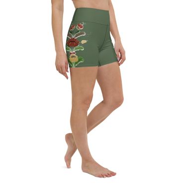 Bikini/Yoga Shorts - Kurbits - Grön