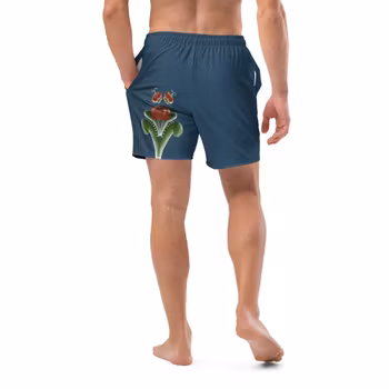 Badshorts - Kurbits - Marinblå