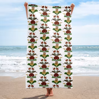 Handduk - 150x75 cm - Kurbits - Vit
