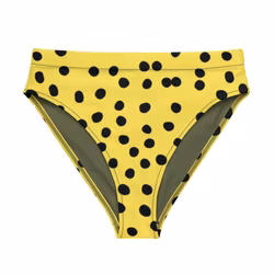 Bikinitrosa - Gul med prickar