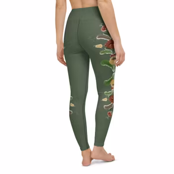 Yoga Leggings - Kurbits Grön