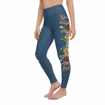 Yoga Leggings - Kurbits Marinblå