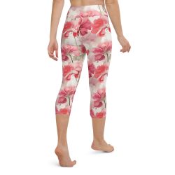 Yoga Capri Leggings - Pelargon