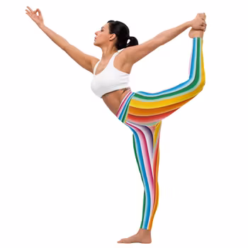 Yoga Leggings - Regnbåge