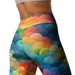 Yoga Leggings - Regnbåge - Fjäll