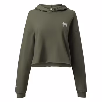 Crop Hoodie - Dalahäst