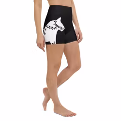 Bikini/Yoga Shorts - Dalahäst - Svart