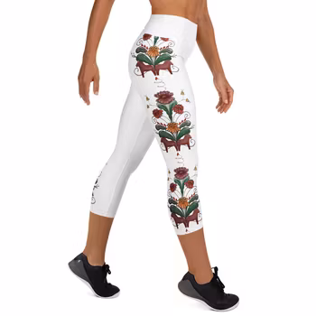 Yoga Capri Leggings - Dalahäst och kurbits