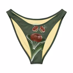 V-formad bikinitrosa - Kurbits Grön