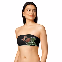 Bandeau bikini top - Kurbits Svart