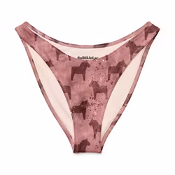 V-formad bikinitrosa - Dalahästar Hallon