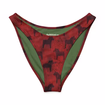 V-formad bikinitrosa - Dalahästar Lingon