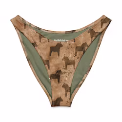 V-formad bikinitrosa - Dalahästar Nougat