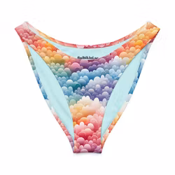 V-formad bikinitrosa - Regnbåge - Moln