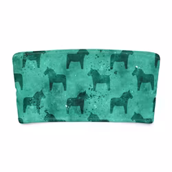 Bandeau bikini top - Dalahästar Peacock