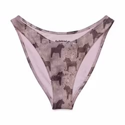 V-formad bikinitrosa - Dalahästar Lila