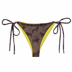 Trekantsbikini underdel - Dalahästar Choklad