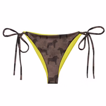 Trekantsbikini underdel - Dalahästar Choklad