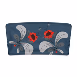 Bandeau bikini top - Kurbits 26 - Marinblå