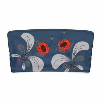 Bandeau bikini top - Kurbits 26 - Marinblå