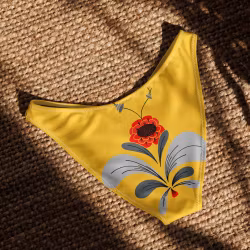 V-formad bikinitrosa - Kurbits 26 - Gul