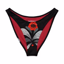 V-formad bikinitrosa - Kurbits 26 - Svart