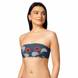 Bandeau bikini top - Kurbits 26 - Marinblå