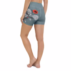 Bikini/Yoga Shorts - Kurbits 26 - Dalablå