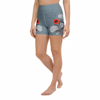 Bikini/Yoga Shorts - Kurbits 26 - Dalablå