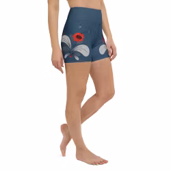 Bikini/Yoga Shorts - Kurbits 26 - Marinblå