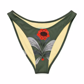 V-formad bikinitrosa - Kurbits 26 - Grön