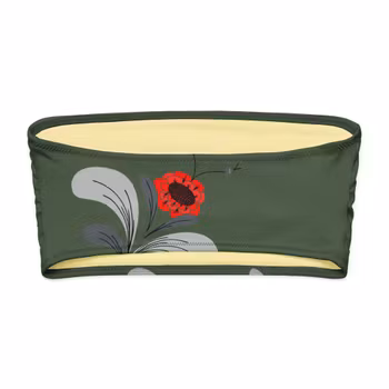 Bandeau bikini top - Kurbits 26 - Grön