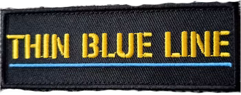 Thin Blue Line Patch Kardborre