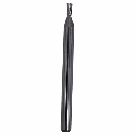 1-skjær pinnefres - Down-cut - 2mm