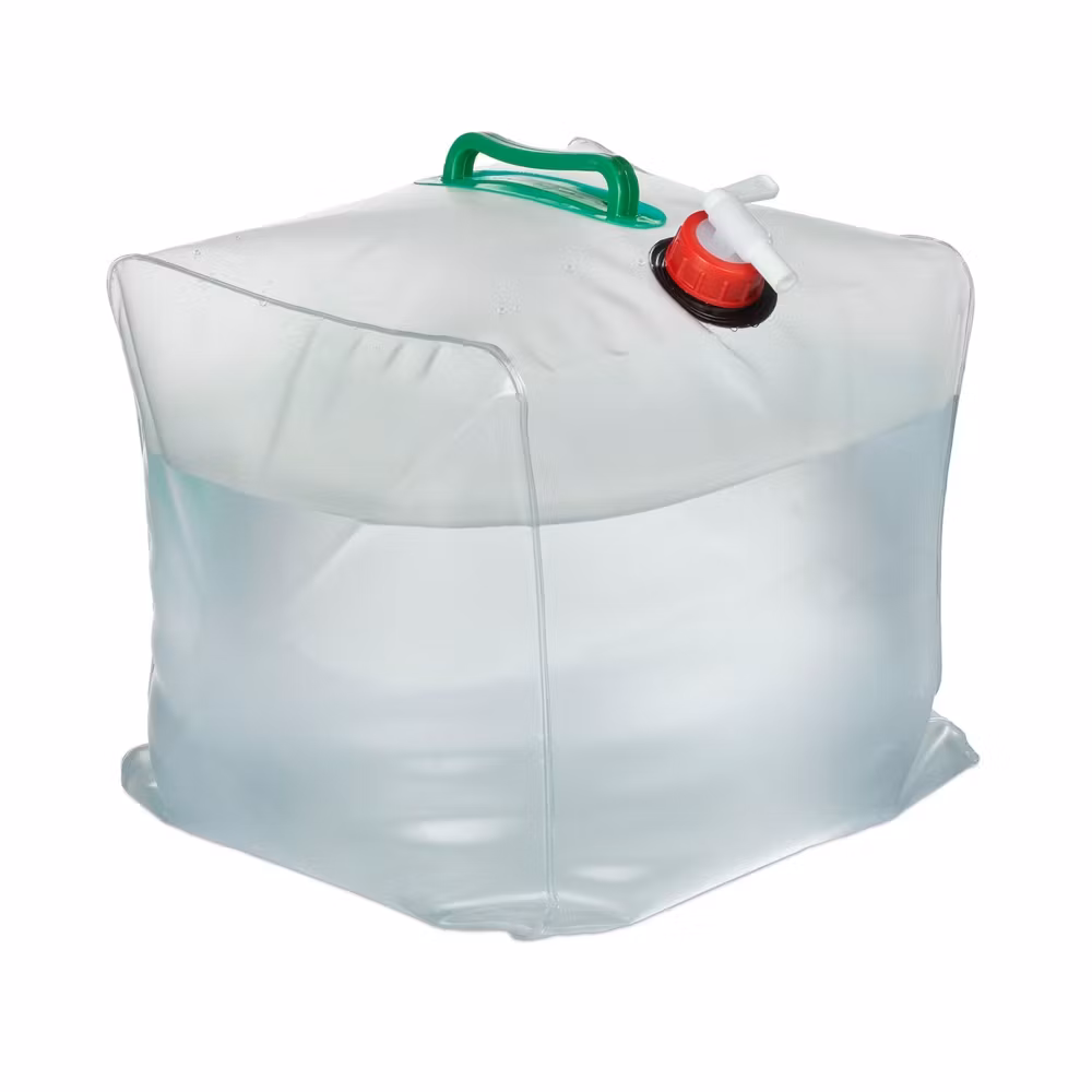 Kokoontaitettava vesikanisteri hanalla, 10 l