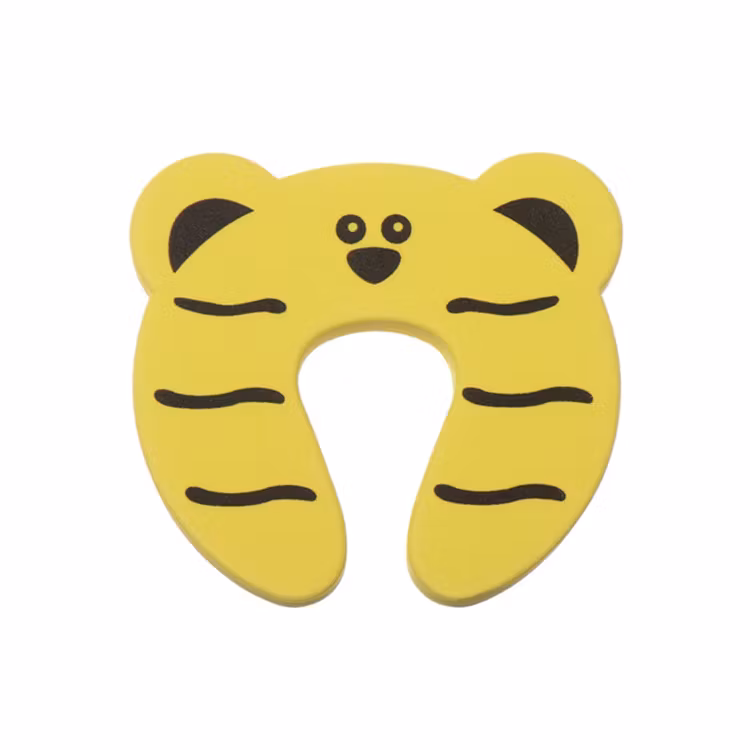 Klämskydd dörr - Gul tiger