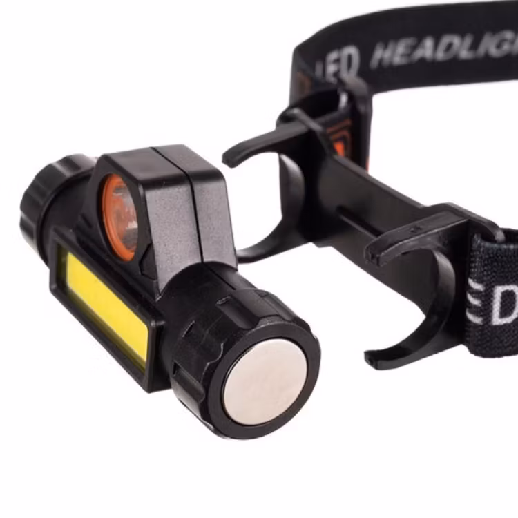 Otsalamppu LED Duo - Ladattava