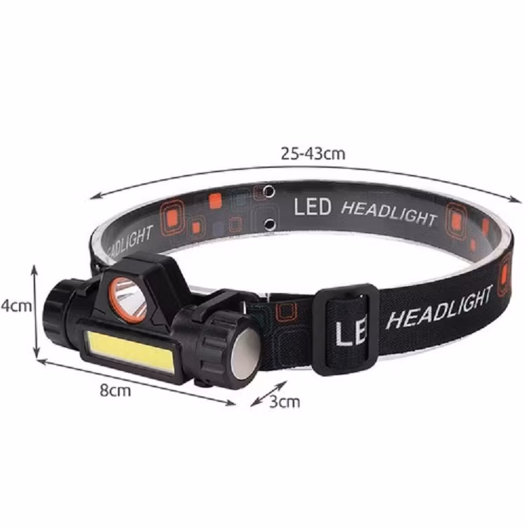 Otsalamppu LED Duo - Ladattava