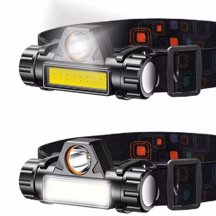 Otsalamppu LED Duo - Ladattava