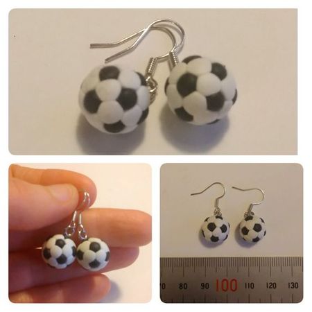 Örhängen - fotbollar